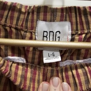 Plaid Bottoms - Red and Yellow